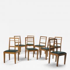 Mid Century Modern Brazilian Chairs in Wood 1960s Set of 8 - 2891267