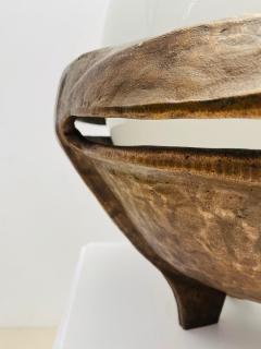 Mid Century Modern Bronze and Opaline Table Lamp - 2655466