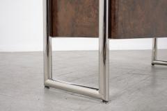 Mid Century Modern Burled Cabinet - 2971491