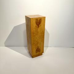 Mid Century Modern Burlwood Pedestal - 4582631