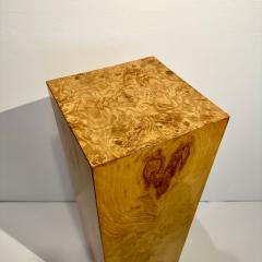Mid Century Modern Burlwood Pedestal - 4582634