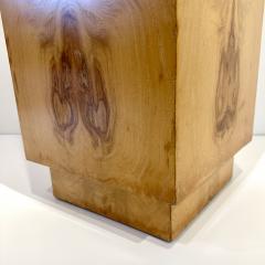Mid Century Modern Burlwood Pedestal - 4582636