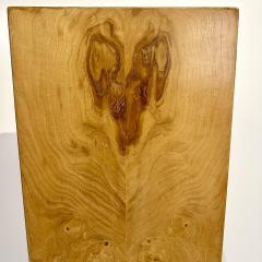 Mid Century Modern Burlwood Pedestal - 4582637