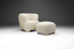 Mid Century Modern Cabinetmaker Lounge Chair and Ottoman Europe ca 1950s - 3456988