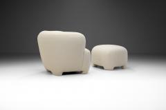 Mid Century Modern Cabinetmaker Lounge Chair and Ottoman Europe ca 1950s - 3456990