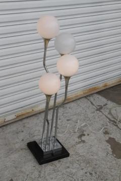 Mid Century Modern Cascading Multi Bulb Chrome Floor Lamp - 4097887