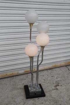 Mid Century Modern Cascading Multi Bulb Chrome Floor Lamp - 4097890