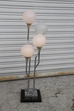 Mid Century Modern Cascading Multi Bulb Chrome Floor Lamp - 4097891