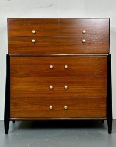 Mid Century Modern Chest West Michigan Furniture Co Ebony Walnut Metz - 2846508