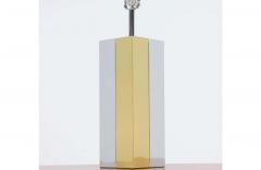 Mid Century Modern Chrome Brass Table Lamp - 2217343