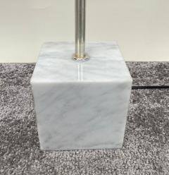 Mid Century Modern Chrome Marble Base in the Manner of George Kovacs - 3374784