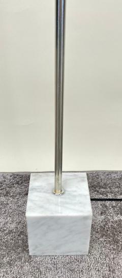 Mid Century Modern Chrome Marble Base in the Manner of George Kovacs - 3374787