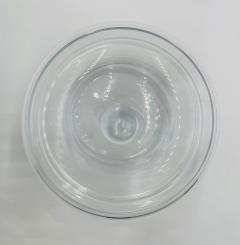 Mid Century Modern Clear Glass Lidded Candy Jar or Sugar Bowl - 4727468