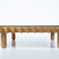 Mid Century Modern Coffee Table in the style of Gianfranco Frattini Italy - 4386976