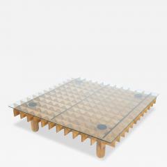 Mid Century Modern Coffee Table in the style of Gianfranco Frattini Italy - 4392371