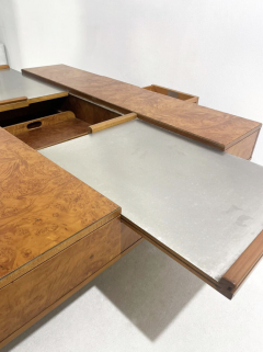 Mid Century Modern Coffee Table with Compartments Italy 1970s - 3353106