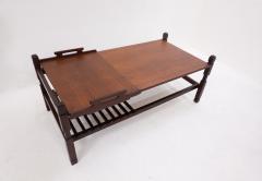 Mid Century Modern Coffee Table with Removable Tray - 2635643