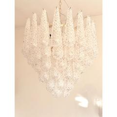 Mid Century Modern Conchiglie Murano Glass Gold Chandelier - 4476278