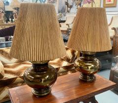 Mid Century Modern Copper Table Lamp a Pair - 3194429