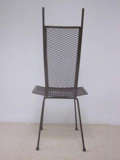 Mid Century Modern Craftsman Transparent Iron Desk Side Chair - 1844179