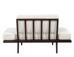 Mid Century Modern Cream Settee Lounger - 3995717