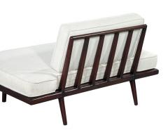 Mid Century Modern Cream Settee Lounger - 3995724