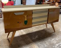 Mid Century Modern Credenza in Wood Italy 1960s - 1565504