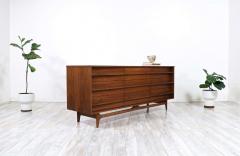 Mid Century Modern Curved Front Dresser by Young Furniture Co  - 2400407