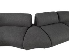 Mid Century Modern Curved Sectional Sofa 4 PC - 2836867