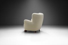 Mid Century Modern Danish Cabinetmaker Lounge Chair Denmark 1940s - 3012474