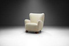 Mid Century Modern Danish Cabinetmaker Lounge Chair Denmark 1940s - 3012475