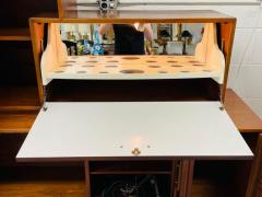 Mid Century Modern Danish Teak Credenza Sideboard Bar or Cocktail Cabinet - 2864976