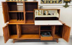 Mid Century Modern Danish Teak Credenza Sideboard Bar or Cocktail Cabinet - 2864978