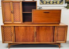 Mid Century Modern Danish Teak Credenza Sideboard Bar or Cocktail Cabinet - 2864983