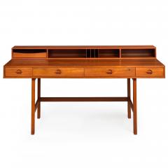 Mid Century Modern Danish Teakwood Desk by Peter Lovig Nielsen ca 1970s - 4501901