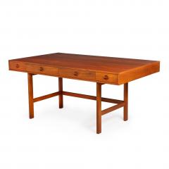 Mid Century Modern Danish Teakwood Desk by Peter Lovig Nielsen ca 1970s - 4501902