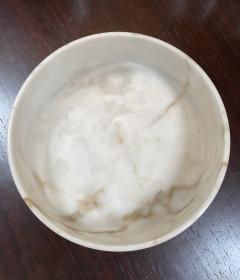 Mid Century Modern Decorative Italian Carrara Marble Fruit Bowl 1960s - 1554803