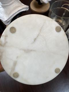 Mid Century Modern Decorative Italian Carrara Marble Fruit Bowl 1960s - 1554806