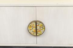 Mid Century Modern Decorative Mosaic Cabinet - 3148232
