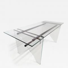 Mid Century Modern Desk Table in Glass - 3044829