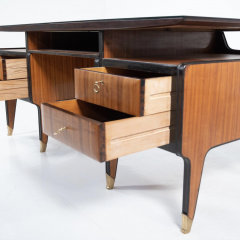 Mid Century Modern Desk by Vittorio Dassi Italy 1950s - 3893543