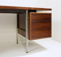 Mid Century Modern Desk with Two Sets of Drawers - 2827181