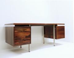 Mid Century Modern Desk with Two Sets of Drawers - 2827183