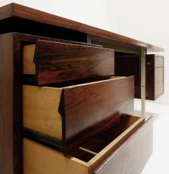 Mid Century Modern Desk with Two Sets of Drawers - 2827187