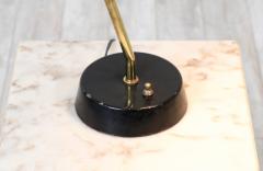 Mid Century Modern Double Cone Articulating Brass Table Lamp - 2984169
