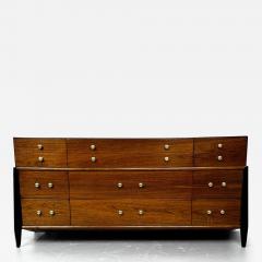 Mid Century Modern Dresser West Michigan Furniture Co Ebony Walnut Metz - 2849132