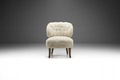 Mid Century Modern Easy Chair in Sheepskin Europe ca 1950s - 2742162