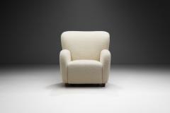 Mid Century Modern European Cabinetmaker Lounge Chair Europe 1950s - 3681902