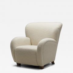 Mid Century Modern European Cabinetmaker Lounge Chair Europe 1950s - 4413099