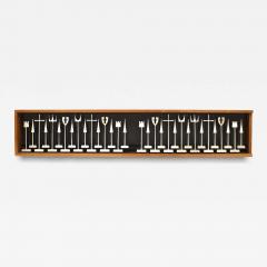 Mid Century Modern Extruded Aluminum Chess Set - 4211725